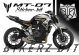 Complete 3M™ Decal Sticker Kit - MV (Yellow) for Yamaha MT-07 (2017)