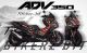Complete 3M™ Honda ADV 350 ('22-'24) Decal Sticker Kit - ONI (Red)
