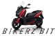 XMAX 300 (2020) Mat Deep Red Metallic Plastic Parts Set