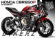 Complete 3M™ Honda CBR650F Decal Sticker Kit - REVENGER (Black)