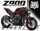 Kawasaki Z900 Decal Sticker Kit-Redline