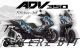 Complete 3M™ Honda ADV 350 ('22-'24) Decal Sticker Kit - SHARK (Gray)