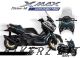 Complete 3M™ Decal Sticker Kit - Sketch (Dark Green) for Yamaha XMAX CONNECTED ('23-'24)
