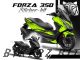 Complete 3M™ Honda Forza 350 Decal Sticker Kit - SKETCH (Lime)