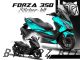 Complete 3M™ Honda Forza 350 Decal Sticker Kit - SKETCH (Turquoise)