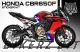 Complete 3M™ Honda CBR650F Decal Sticker Kit - SKF (Red)