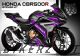 Honda CBR500R (2019) Decal Sticker Kit - Space Race (Purple)