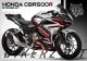 Complete 3M™ Honda CBR500R Decal Sticker Kit - Space Race White