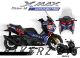 Decal Sticker Kit - SPT RACING (Blue) for Yamaha XMAX300 Version 2
