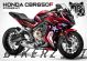 Complete 3M™ Honda CBR650F Decal Sticker Kit - STAR (Black)