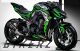 Kawasaki Z1000 Decal Sticker Kit - TIGER (Green)