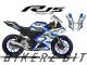 Complete 3M™ Decal Sticker Kit - UNICOR ARMOR (Blue) for Yamaha R15M