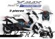 Complete 3M™ Decal Sticker Kit - Wave (Black) for Yamaha XMAX CONNECTED ('23-'24)