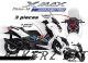 Complete 3M™ Decal Sticker Kit - Wave (Red) for Yamaha XMAX CONNECTED ('23-'24)
