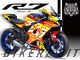 Complete 3M™ Decal Sticker Kit - YOSHI RACING (Yellow) for Yamaha YZF-R7