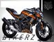 Complete  3M™ Kawasaki Z250SL Decal Sticker Kit - TT Signature (Orange)