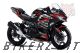 Complete 3M™ Decal Sticker Kit - ZX4R MONSTER (Black/Red) for Kawasaki Ninja 400