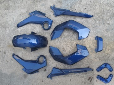 Honda MSX Full Set of Candy Pisces Blue Plastic Parts