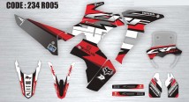 Complete 3M™ Honda CRF300LR Rally Decal Sticker Kit - FOX