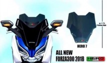 Honda Forza 250/300 (2018-2020) Hero 7 Windshield
