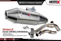 Honda CRF300L & Rally Full System Exhaust with Muffler V2