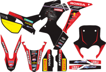Complete 3M™ Honda CRF250RL Rally Decal Sticker Kit - Black Dog