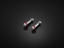 Stainless Bolts For Front & Rear Brake Lever (2 Pieces)-Red