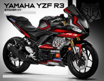 Complete 3M™ Decal Sticker Kit -  FACE (Red) for Yamaha YZF R3
