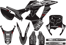 Complete 3M™ Honda CRF250RL Rally Decal Sticker Kit - FOX Gray