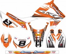 Honda CRF250L and M Decal Set - ONeal