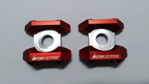 Honda CBR125R/150R Chain Adjuster Plates-Orange