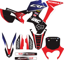 Complete 3M™ Honda CRF250RL Rally Decal Sticker Kit - IRC Fox