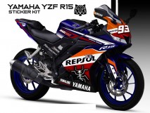 Complete 3M™ Decal Sticker Kit - Repsol for Yamaha YZF R15 (2017)