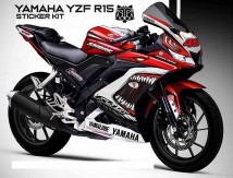 Complete 3M™ Yamaha YZF R15 (2017) Decal Sticker Kit - Shark Red