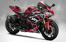 Complete 3M™ Decal Sticker Kit - SKY (Black) for Yamaha YZF R3