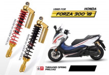 Forza 300 ('18-'20)/ Forza 350 YSS Rear Shock G-Series (Gold Edition) - 2pcs