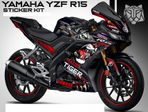 Complete 3M™ Decal Sticker Kit - Tiger for Yamaha YZF R15 (2017)