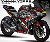 Complete 3M™ Decal Sticker Kit - Tiger for Yamaha YZF R3