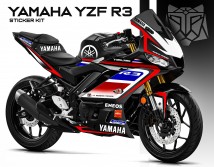 Complete 3M™ Decal Sticker Kit -  TRICOLOUR for Yamaha YZF R3