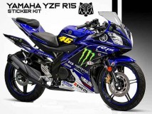 Yamaha YZF R15 Decal Sticker Kit-Monster 