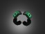 Chain Adjuster Caps-Green