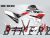 Complete 3M™ Honda CRF300L Decal - RTECH (White) (Euro and USA Headlight Cowl available)