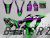 Complete 3M™ Decal Sticker Kit - 89 MOTUL (Green/Purple) for CRF250RL Rally