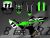 Decal Sticker Kit - 11 HRC (Green) for CRF250RL Rally