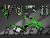 Complete 3M™ Decal Sticker Kit - 230 FMF (Green) for Kawasaki KLX230