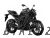 MT-03 (2024) Mat Dark Gray Metallic (1654,MDNM8) Plastic Set