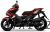Yamaha Aerox Red Decal & Emblem Set