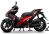 Yamaha Aerox Black/Red Plastic Set