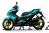 Yamaha Aerox (2019) Light Blue Plastic Set
