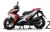 Yamaha Aerox (2019) Silver/Red Plastic Set
